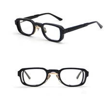 Carica l&#39;immagine nel visualizzatore di Gallery, KUB Maske N12   Acetate German Designer Brand Square Cutout Design Men&#39;s and Women&#39;s Sunglasses  Sonnenbrillen