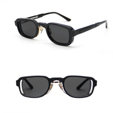 Carica l&#39;immagine nel visualizzatore di Gallery, KUB Maske N12   Acetate German Designer Brand Square Cutout Design Men&#39;s and Women&#39;s Sunglasses  Sonnenbrillen