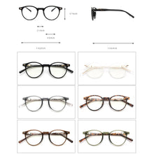 Load image into Gallery viewer, Kachawoo men optical glasses acetate TR90 leopard green black round glasses frame for women popular accessories unisex eyewear