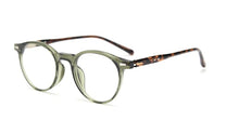 Load image into Gallery viewer, Kachawoo men optical glasses acetate TR90 leopard green black round glasses frame for women popular accessories unisex eyewear