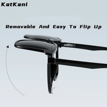 Load image into Gallery viewer, KatKani    Eyewear Ultra Light Retro Square Magnetic Eyeglasses Optical Prescription Glasses Frame For Men 2190