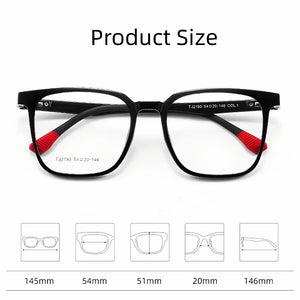 KatKani    Eyewear Ultra Light Retro Square Magnetic Eyeglasses Optical Prescription Glasses Frame For Men 2190