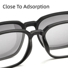 Load image into Gallery viewer, KatKani  Square Magnetic Eyewear Polarized Night Vision TR90 Optical Prescription Glasses Frame For Men and Women 99103R