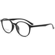 Load image into Gallery viewer, KatKani Men&#39;s And Women&#39;s Fashion Round Eyeglasses Frame Ultra Light TR90 Large Retro Optical Prescription Glasses Frame TR6838