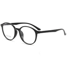 Load image into Gallery viewer, KatKani Men&#39;s And Women&#39;s Fashion Round Eyeglasses Frame Ultra Light TR90 Large Retro Optical Prescription Glasses Frame TR6838