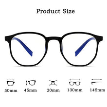 Load image into Gallery viewer, KatKani Men&#39;s And Women&#39;s Square Fashion Retro Glasses Frame Anti-Blue Light Myopia/Hyperopia Prescription Glasses frame 272219