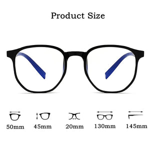 KatKani Men's And Women's Square Fashion Retro Glasses Frame Anti-Blue Light Myopia/Hyperopia Prescription Glasses frame 272219