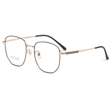 Load image into Gallery viewer, KatKani Men&#39;s And Women&#39;s Ultra-Light Pure Titanium Retro Glasses Frame Polygonal Decorative Optical Prescription Glasses 32216