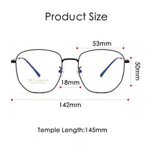 Load image into Gallery viewer, KatKani Men&#39;s And Women&#39;s Ultra-Light Pure Titanium Retro Glasses Frame Polygonal Decorative Optical Prescription Glasses 32216