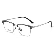 Load image into Gallery viewer, KatKani   Fashion Retro Square Ultra Light Pure Titanium Eyeglass Optical Prescription Glasses Frame Man Woman Spectacle 7048