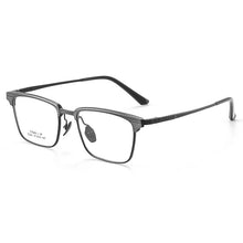 Load image into Gallery viewer, KatKani   Fashion Retro Square Ultra Light Pure Titanium Eyeglass Optical Prescription Glasses Frame Man Woman Spectacle 7048