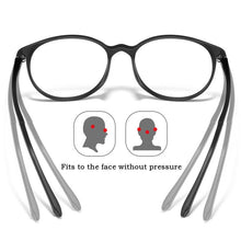 Load image into Gallery viewer, KatKani  Ultra Light Comfortable Retro Round Eyeglasses Plastic Steel Optical Prescription Glasses Frame Men And Women H66035