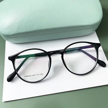 Load image into Gallery viewer, KatKani  Ultra Light Comfortable Retro Round Eyeglasses Plastic Steel Optical Prescription Glasses Frame Men And Women H66035