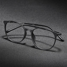 Load image into Gallery viewer, KatKani  Ultra Light Comfortable Retro Round Eyeglasses Plastic Steel Optical Prescription Glasses Frame Men And Women H66035