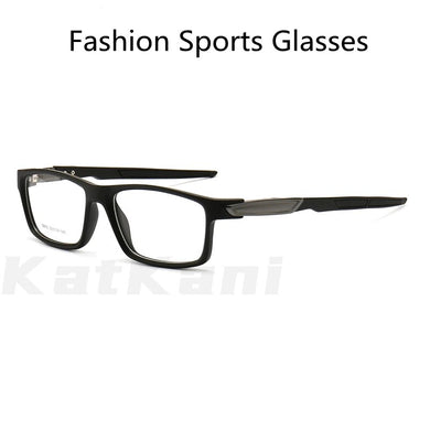 KatKani   Ultralight TR90 Square Sports Non-Slip Eyeglasses Frame Men Outdoor Riding Optical Prescription Glasses Frame K5816