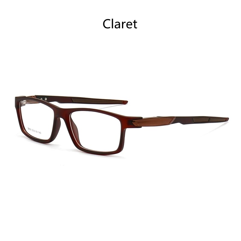 KatKani   Ultralight TR90 Square Sports Non-Slip Eyeglasses Frame Men Outdoor Riding Optical Prescription Glasses Frame K5816