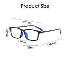 Load image into Gallery viewer, KatKani Pure Titanium Men&#39;s Ultra-light Big Eyeglasses Frame Anti-Blue Ray Myopia Optical Prescription Spectacle Frame K8812