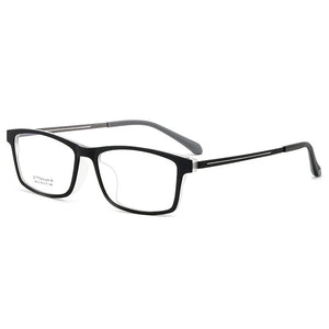 KatKani Pure Titanium Men's Ultra-light Big Eyeglasses Frame Anti-Blue Ray Myopia Optical Prescription Spectacle Frame K8812