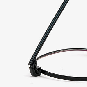 KatKani Retro Small Round Frame Women's Ultralight Metal Anti-Blue Light Myopia Optical Prescription Eyeglasses Frame 01-80062