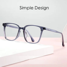 Load image into Gallery viewer, KatKani Transparent Square Decorative Glasses Frame For Men And Women Super Light Large Optical Prescription Glasses Frame 1008B