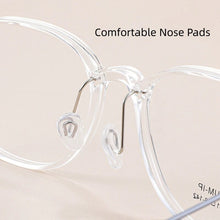 Load image into Gallery viewer, KatKani Ultra Light Comfortable TR90 Myopia Eyewear Men Pure Titanium Retro Round Optical Prescription Eyeglasses Frames Women