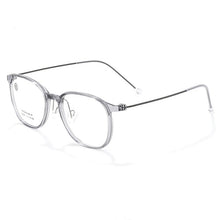 Load image into Gallery viewer, KatKani Ultra Light Comfortable TR90 Myopia Eyewear Men Pure Titanium Retro Round Optical Prescription Eyeglasses Frames Women