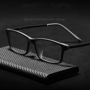 KatKani Ultra Light TR90 Super Elastic Alloy Men's Eyeglasses Frame  Full Frame Optical Prescription Glasses Frame 2097-1