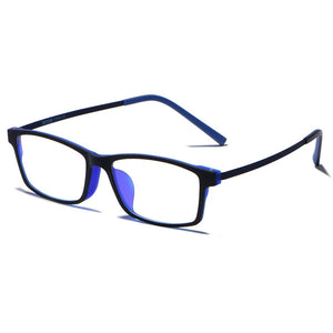 KatKani Ultra Light TR90 Super Elastic Alloy Men's Eyeglasses Frame  Full Frame Optical Prescription Glasses Frame 2097-1
