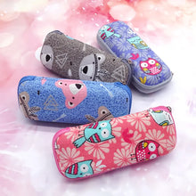Load image into Gallery viewer, Kawaii Cartoon Printed Glasses Box Portable Spectacle Myopia Glasses Storage Case For Girls Children Car Eyeswear Storage