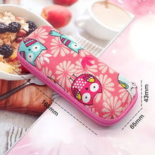 Load image into Gallery viewer, Kawaii Cartoon Printed Glasses Box Portable Spectacle Myopia Glasses Storage Case For Girls Children Car Eyeswear Storage