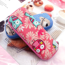 Load image into Gallery viewer, Kawaii Cartoon Printed Glasses Box Portable Spectacle Myopia Glasses Storage Case For Girls Children Car Eyeswear Storage