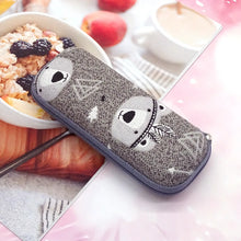 Load image into Gallery viewer, Kawaii Cartoon Printed Glasses Box Portable Spectacle Myopia Glasses Storage Case For Girls Children Car Eyeswear Storage