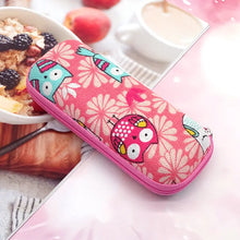 Load image into Gallery viewer, Kawaii Cartoon Printed Glasses Box Portable Spectacle Myopia Glasses Storage Case For Girls Children Car Eyeswear Storage