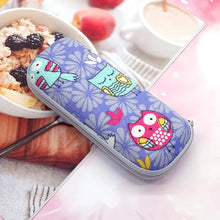 Load image into Gallery viewer, Kawaii Cartoon Printed Glasses Box Portable Spectacle Myopia Glasses Storage Case For Girls Children Car Eyeswear Storage