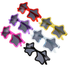 Load image into Gallery viewer, Kids Beach Sunglasses Star Shaped Eyewear For Fancy Dress Novelty Funny Eyeglasses Disco