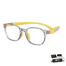 Load image into Gallery viewer, Kids Blue Light Blocking Screen Glasses Boys Girls Teenage Protective Gaming Computer Spectacle Children TR90 Silicon Gel Frame