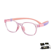 Load image into Gallery viewer, Kids Blue Light Blocking Screen Glasses Boys Girls Teenage Protective Gaming Computer Spectacle Children TR90 Silicon Gel Frame