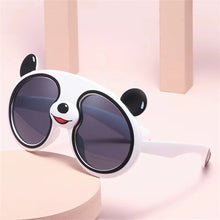Carica l&#39;immagine nel visualizzatore di Gallery, Kids Boys Girls Funny Panda Sunglasses Cute Cartoon Children&#39;s Sun Glasses Silicone Frame Outdoor UV400 Shades New In