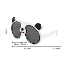 Carica l&#39;immagine nel visualizzatore di Gallery, Kids Boys Girls Funny Panda Sunglasses Cute Cartoon Children&#39;s Sun Glasses Silicone Frame Outdoor UV400 Shades New In