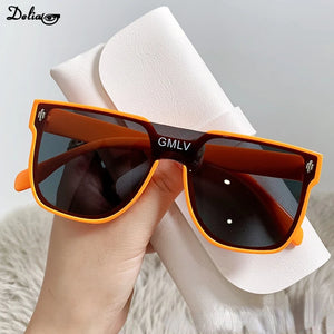 Kids Cute Sunglasses Square Children Sunglasses Boy Girl Stylish Goggles Baby Student Eyeglasses Party Eyewear UV400