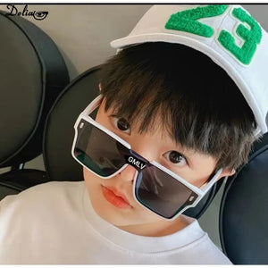 Kids Cute Sunglasses Square Children Sunglasses Boy Girl Stylish Goggles Baby Student Eyeglasses Party Eyewear UV400