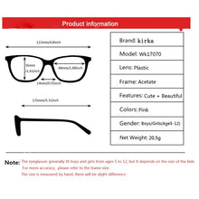 Load image into Gallery viewer, Kids Eyeglass Frames Pink Children Eyeglasses Optical Frame Kids Glasses Acetate Children Spectacle Frame Kid Girl Glasses Frame