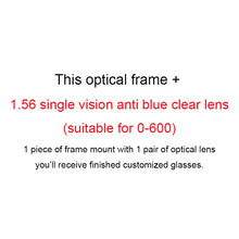 Carica l&#39;immagine nel visualizzatore di Gallery, Kids Eyewear Square Eye Glasses Tr90 PPSU Clear Eyeglasses Anti Blue Myopia Spectacle Child Prescription Optical Frames Soft