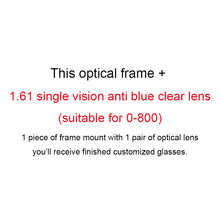 Carica l&#39;immagine nel visualizzatore di Gallery, Kids Eyewear Square Eye Glasses Tr90 PPSU Clear Eyeglasses Anti Blue Myopia Spectacle Child Prescription Optical Frames Soft