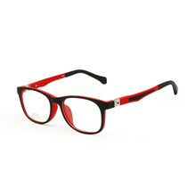 Load image into Gallery viewer, Kids Glasses TR90 Size 45 Safe Bendable with Spring Hinge Flexible Optical Frame Boys Girls Children Eyeglasses Plano Lenses