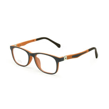 Load image into Gallery viewer, Kids Glasses TR90 Size 45 Safe Bendable with Spring Hinge Flexible Optical Frame Boys Girls Children Eyeglasses Plano Lenses