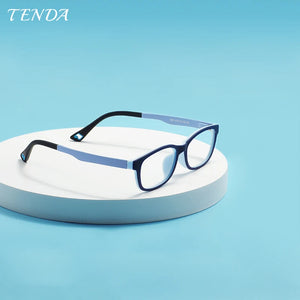 Kids Oval Ultem Spectacles Girl Boy Soft Eyeglass Frames Lightweight and Flexible Prescription Glasses