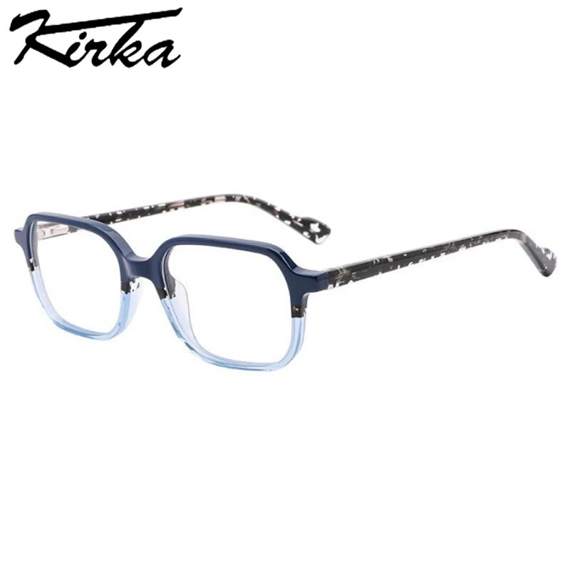Kirka Blue Light Blocking Glasses Kids Frames Clear Lenses Tortoise with Crystal Pattern Boy and Girls Eyeglasses Frames Optical