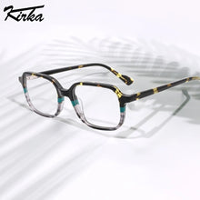 Load image into Gallery viewer, Kirka Blue Light Blocking Glasses Kids Frames Clear Lenses Tortoise with Crystal Pattern Boy and Girls Eyeglasses Frames Optical
