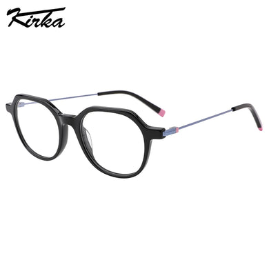 Kirka Child Eyeglasses Oval Acetate Kids 5-12 Years Eyewear Frame Computer Spectacles Frame Boys&Girls Glasses WK4014